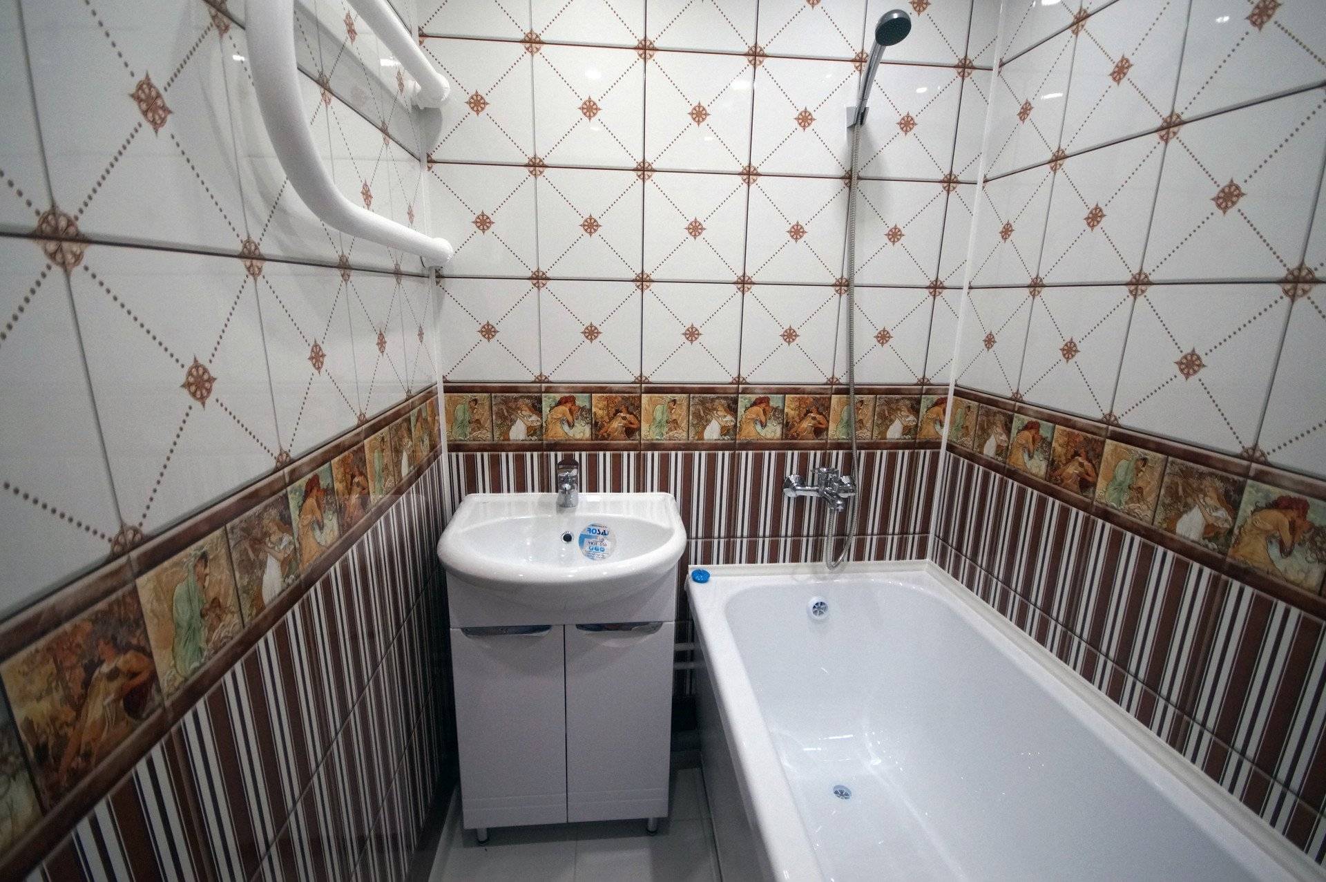 Отделка ванной комнаты пластиковыми панелями (пвх) своими руками (фото и видео)