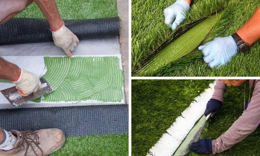 Покрытия для футбола - укладка натурального газона и искусственной травы