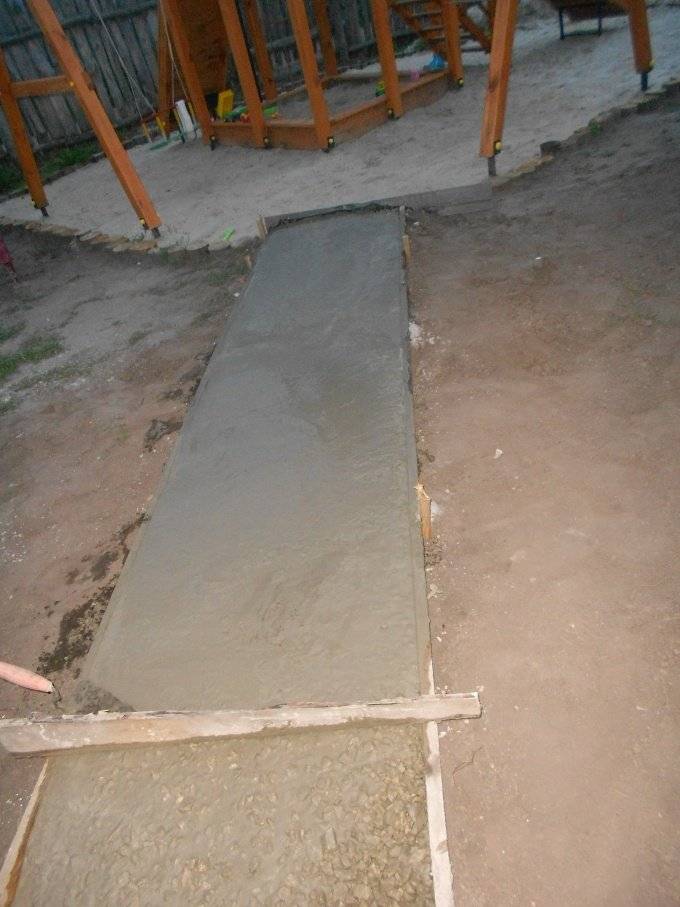 Дорожки из бетона: пошаговая инструкция по созданию цементных тропинок на даче своими руками
