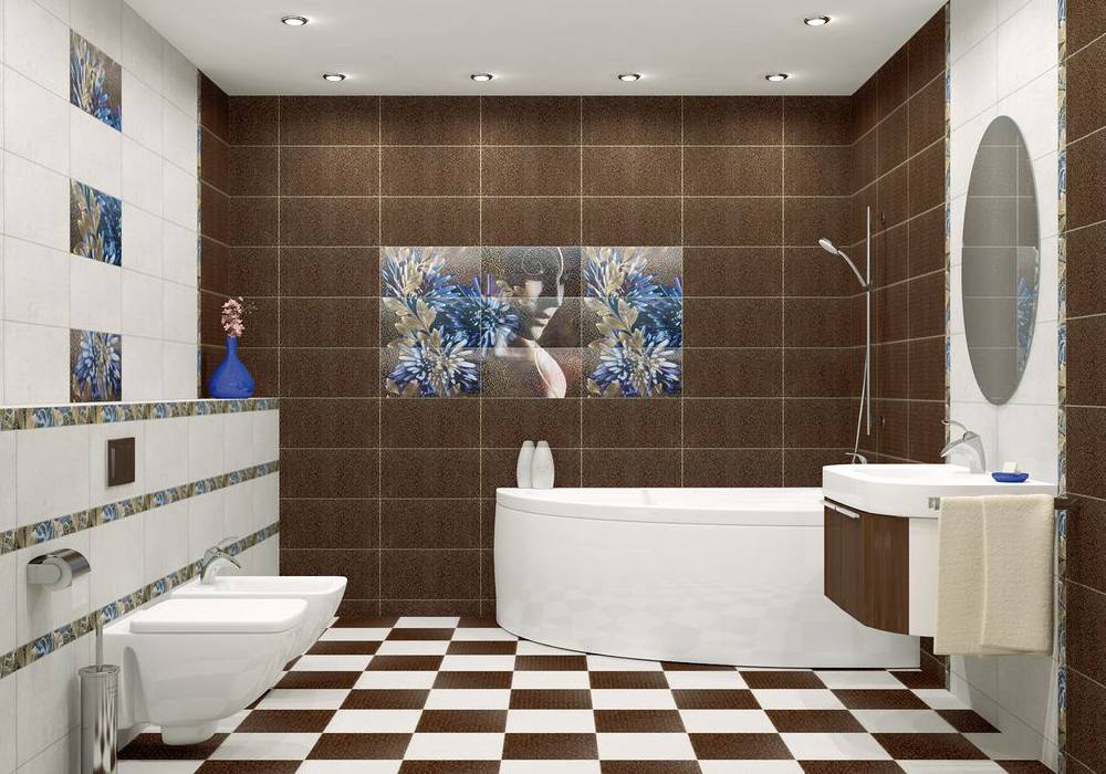 Уладка плитки в ванной комнате: варианты, советы, фото
