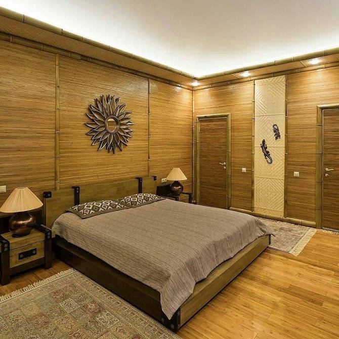 Бамбук в интерьере: 115 фото вариантов природного оформления комнаты